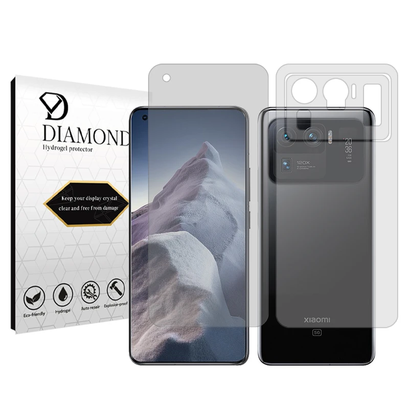 محافظ صفحه نمایش شفاف دیاموند مدل Tough مناسب برای گوشی موبایل شیائومی Mi 11 Ultra به همراه محافظ پشت گوشی