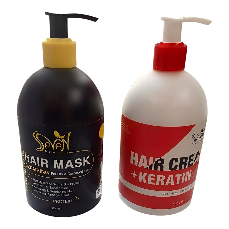 ماسک مو اس سون بیوتی مدل 403 حجم 500 میلی لیتر به همراه کرم مو اس سون بیوتی مدل 404 حجم 500 میلی لیتر