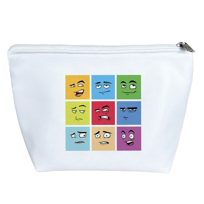 کیف لوازم آرایش دخترانه خندالو مدل ایموجی کد 1745