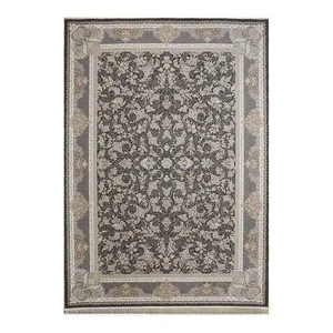 فرش ماشینی 1200 شانه زمینه فیلی حاشیه فیلی مدل درین 7611