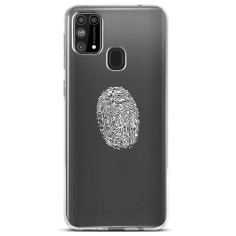 کاور مگافون طرح اثر انگشت مدل C62-W مناسب برای گوشی موبایل سامسونگ Galaxy M31