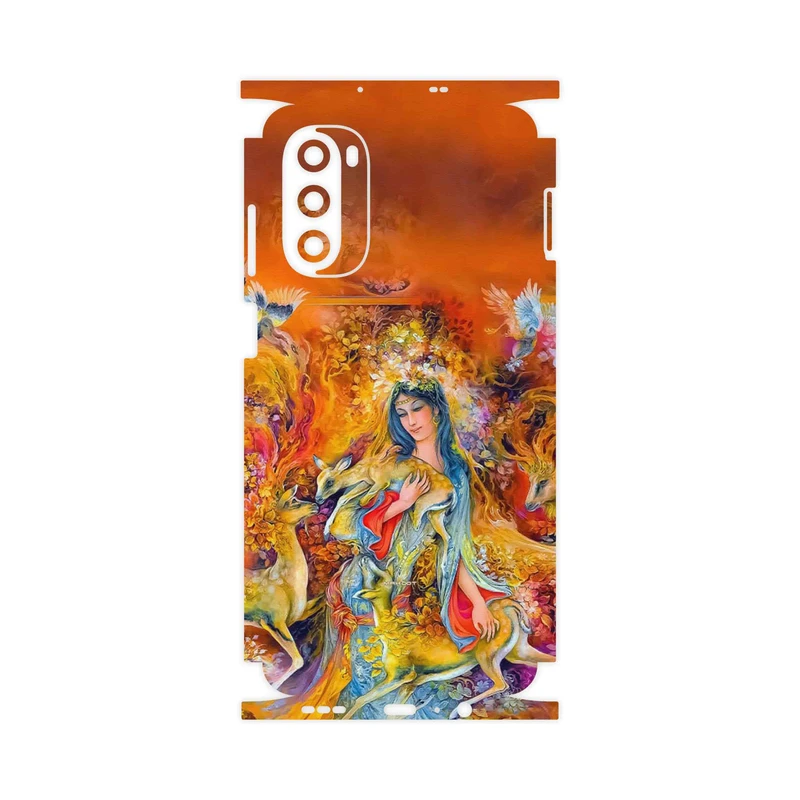 برچسب پوششی ماهوت مدل Persian miniature 2-FullSkin مناسب برای گوشی موبایل موتورولا Moto G52
