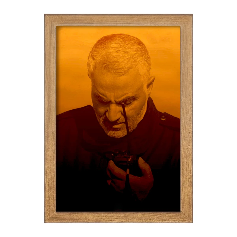 تابلو خندالو مدل سردار قاسم سلیمانی  کد 12594