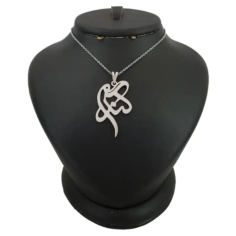 گردنبند نقره زنانه ترمه ۱ طرح گندم کد mas 00371