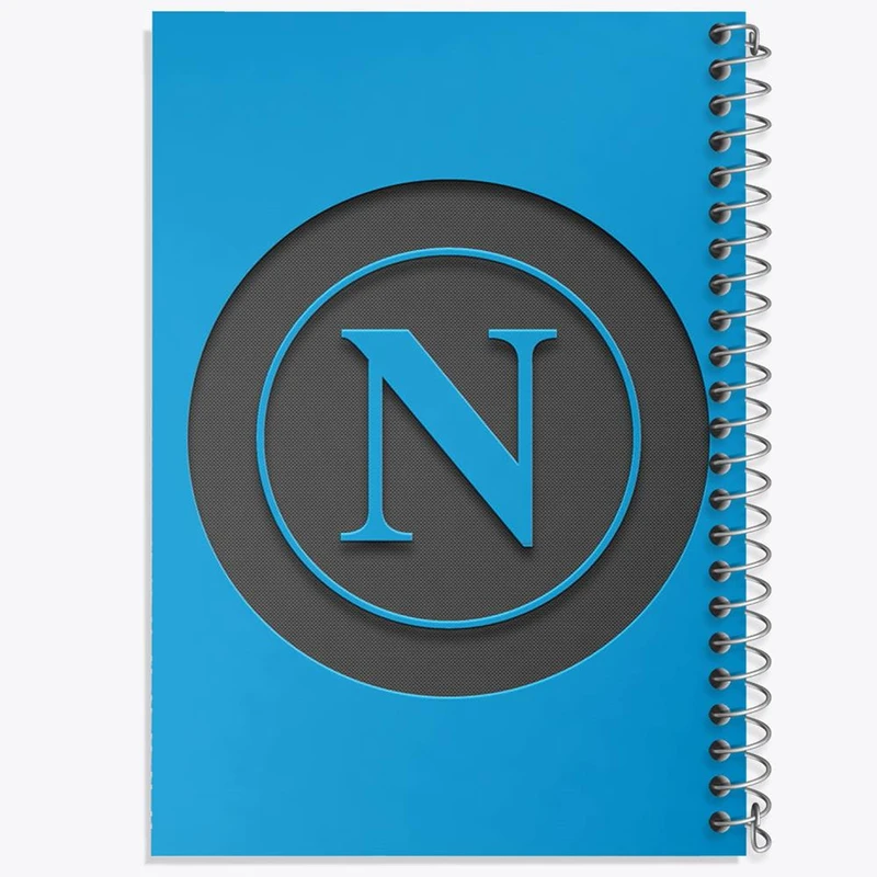 دفتر مشق 50 برگ خندالو مدل باشگاه ناپولی کد 27403