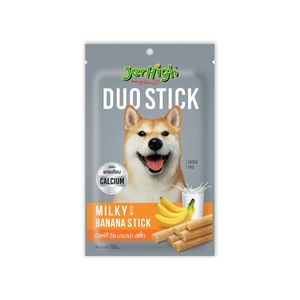 نقد و بررسی تشویقی سگ جرهای مدل Milky with banana stick وزن 50 گرم توسط خریداران