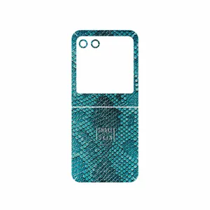 MAHOOT Blue Snake Skin Cover Sticker for Motorola Razr 40 Ultra