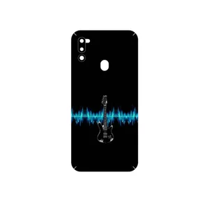MAHOOT Electric Guitar Cover Sticker for Samsung Galaxy M21 2021 Edition
