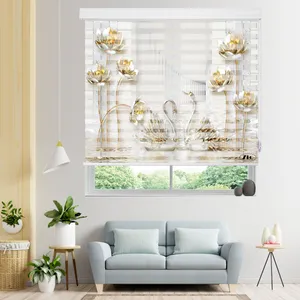 پرده زبرا زیو مدل 3D-1085 سایز 200x200 سانتی متر