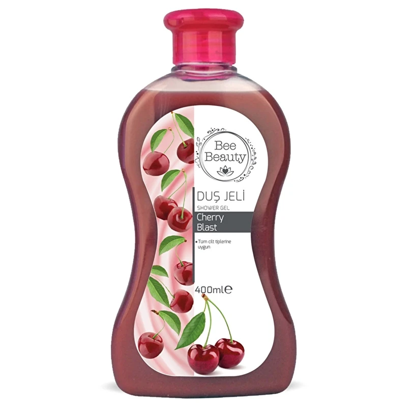 ژل شستشو بدن بی بیوتی مدل Cherry Blast با رایحه گیلاس مناسب برای انواع پوست حجم 400 میلی لیتر