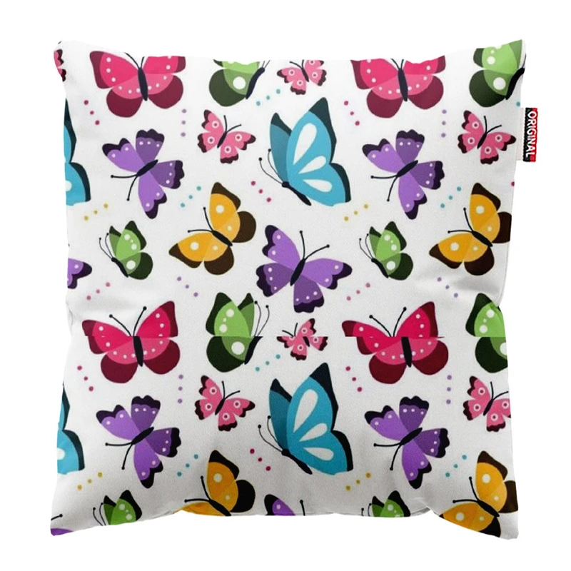  کوسن پاد آفرین طرح پروانه سایز 30*30 سانتی متر کد 1050