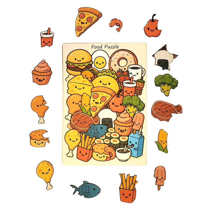 پازل آموزشی مدل جور چین چوبی