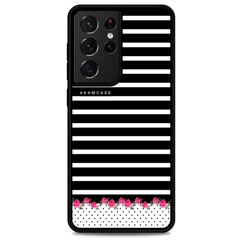 کاور آکام مدل AMC-WSGS21U-FLOWERS-40 مناسب برای گوشی موبایل سامسونگ Galaxy S21 Ultra