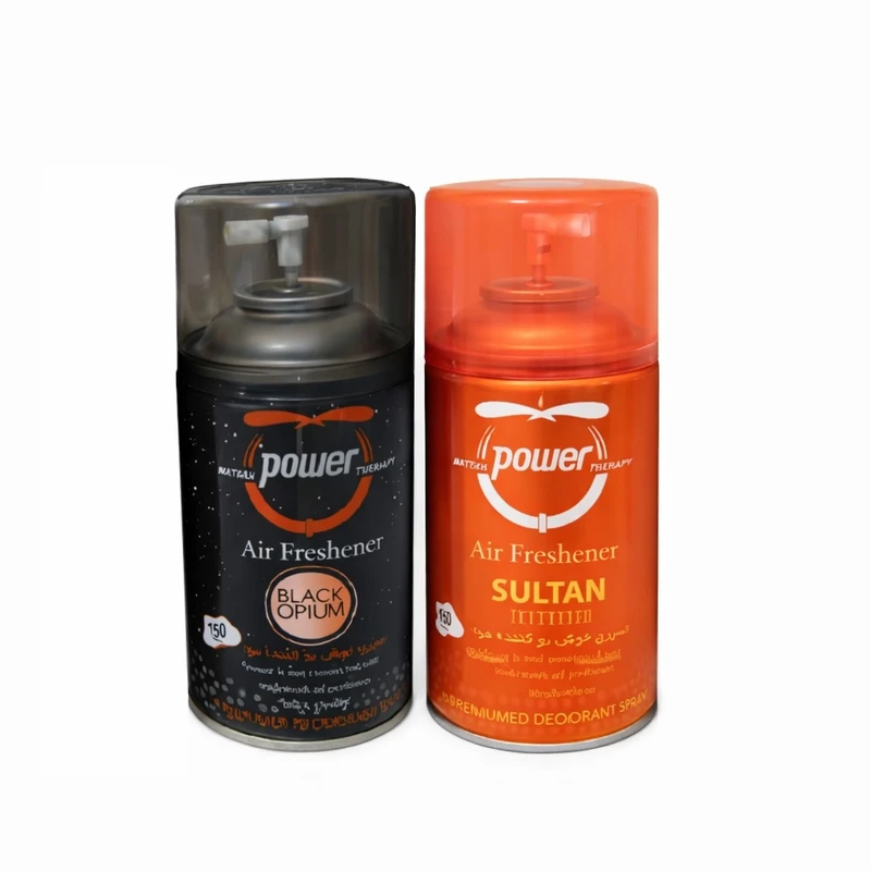 اسپری خوشبو کننده هوا پاور مدل 002 رایحه black opium sultan حجم 260 میلی لیتر مجموعه 2 عددی