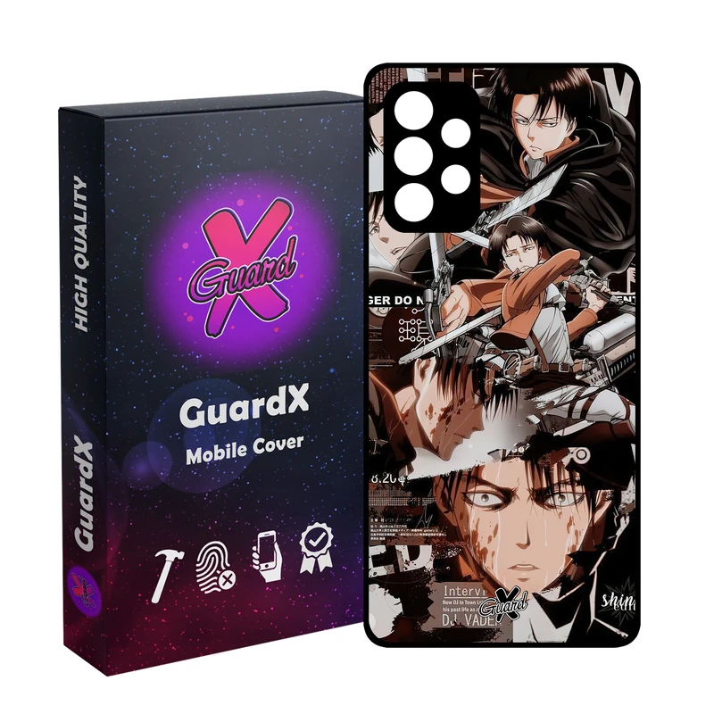 کاور گارد ایکس طرح لیوای انیمه مدل Glass10486 مناسب برای گوشی موبایل سامسونگ Galaxy A33 5G