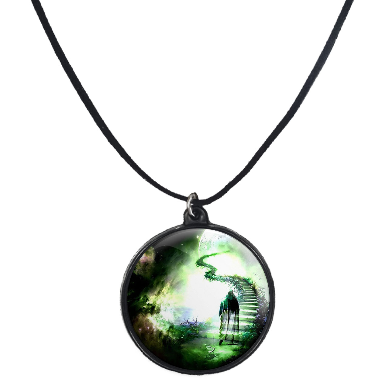 گردنبند پرمانه طرح امام زمان کد pmb.24181 مدل دو طرفه