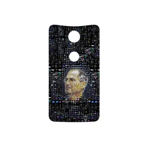 MAHOOT Collage of Steve Jobs 2 Cover Sticker for Google Nexus 6