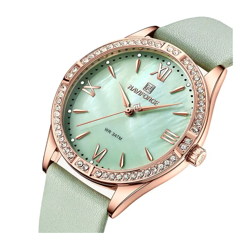 ساعت مچی عقربه ای زنانه نیوی فورس مدل nf5038