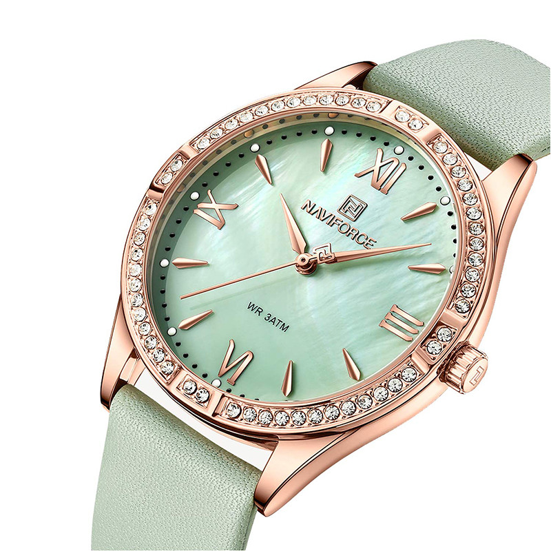 ساعت مچی عقربه ای زنانه نیوی فورس مدل nf5038 ساعت مچی عقربه ای زنانه نیوی فورس مدل nf5038