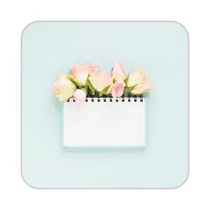 زیر لیوانی کاکتی طرح گل مدل mp17656