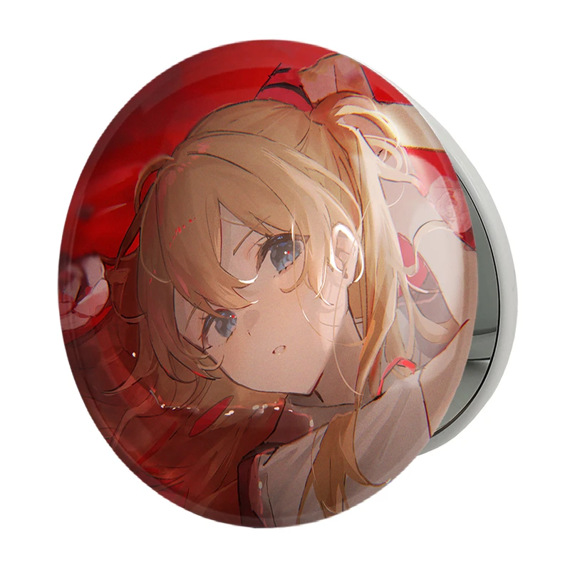 آینه جیبی خندالو طرح آسوکا چان انیمه اونگلیون مدل تاشو کد 13824 