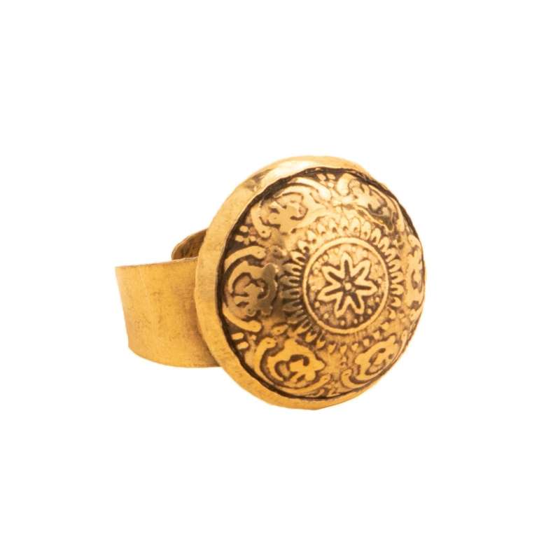 انگشتر زنانه مدل گنبدی کد 02