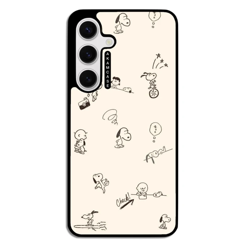 کاور آکام مدل AMC-WSGS24-SNOOPY-44 مناسب برای گوشی موبایل سامسونگ Galaxy S24