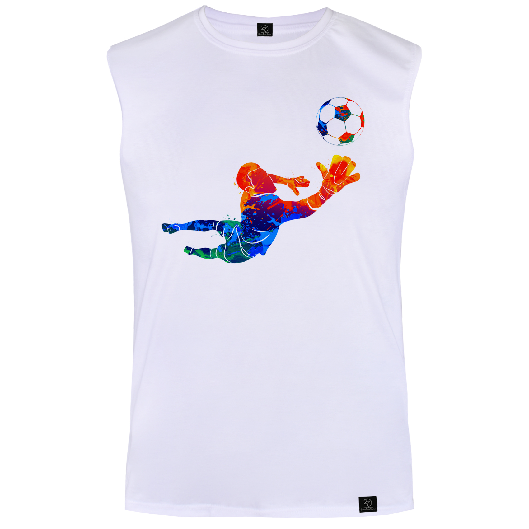 تاپ مردانه 27 طرح FOOTBALL PLAYER کد J21