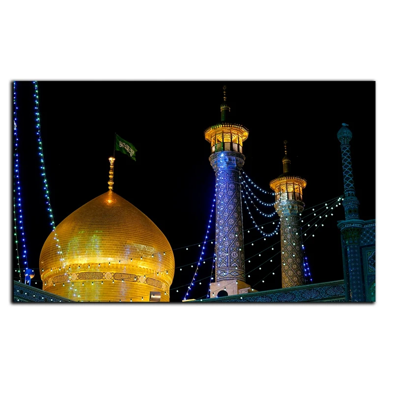 تابلو شاسی بکلیت طرح مذهبی حرم مطهر حضرت معصومه مدل SH-8587