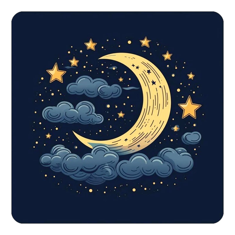 مگنت کاکتی طرح ماه و ستاره مدل mp54326