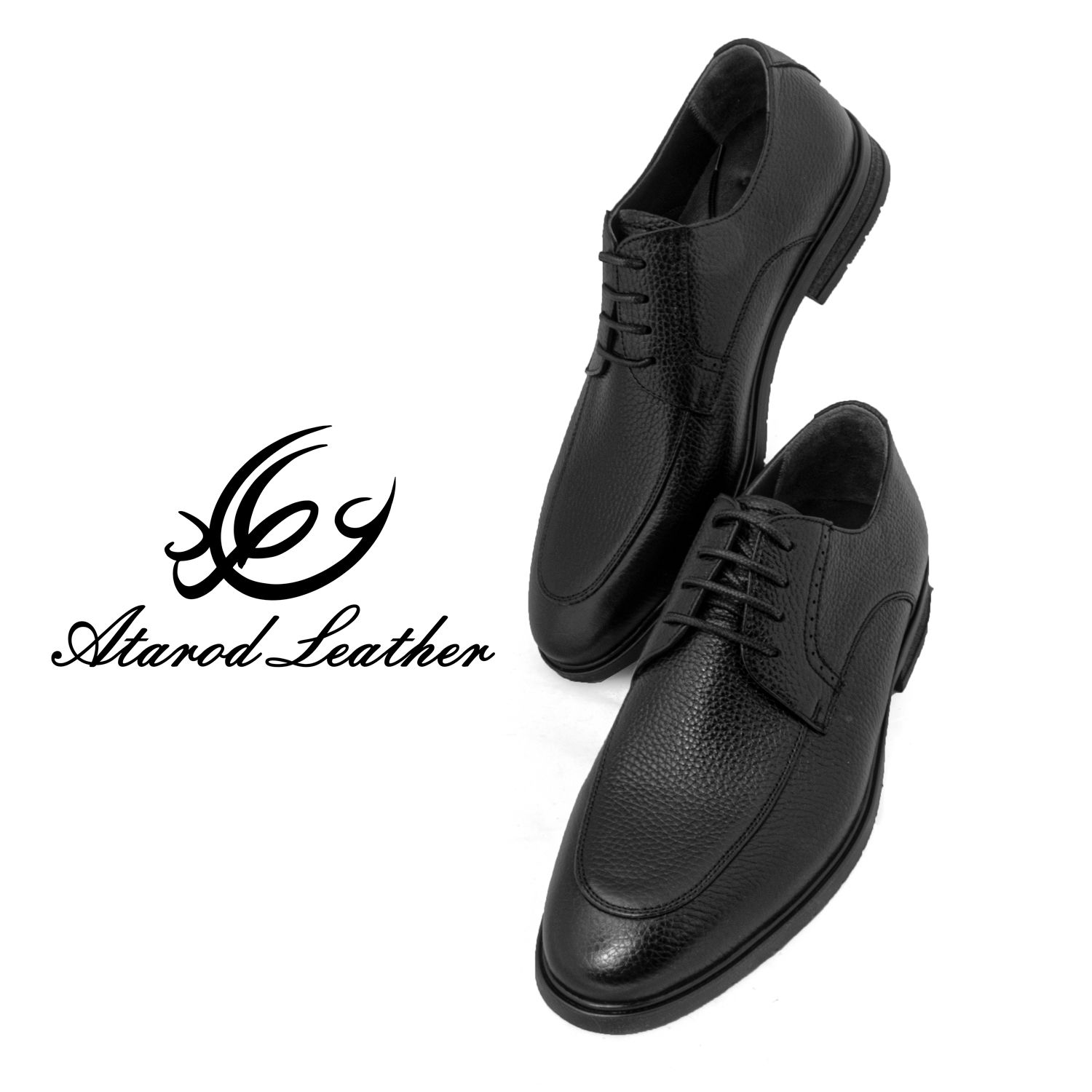 کفش مردانه چرم عطارد مدل چرم طبیعی کد SH288 -  - 5