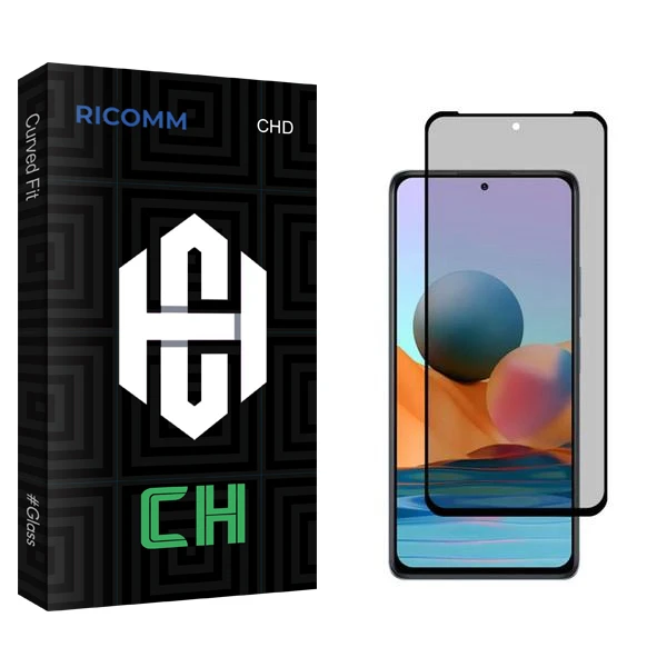 محافظ صفحه نمایش حریم شخصی ریکام مدل CH2 مناسب برای گوشی موبایل شیائومی Redmi Note 10 Pro