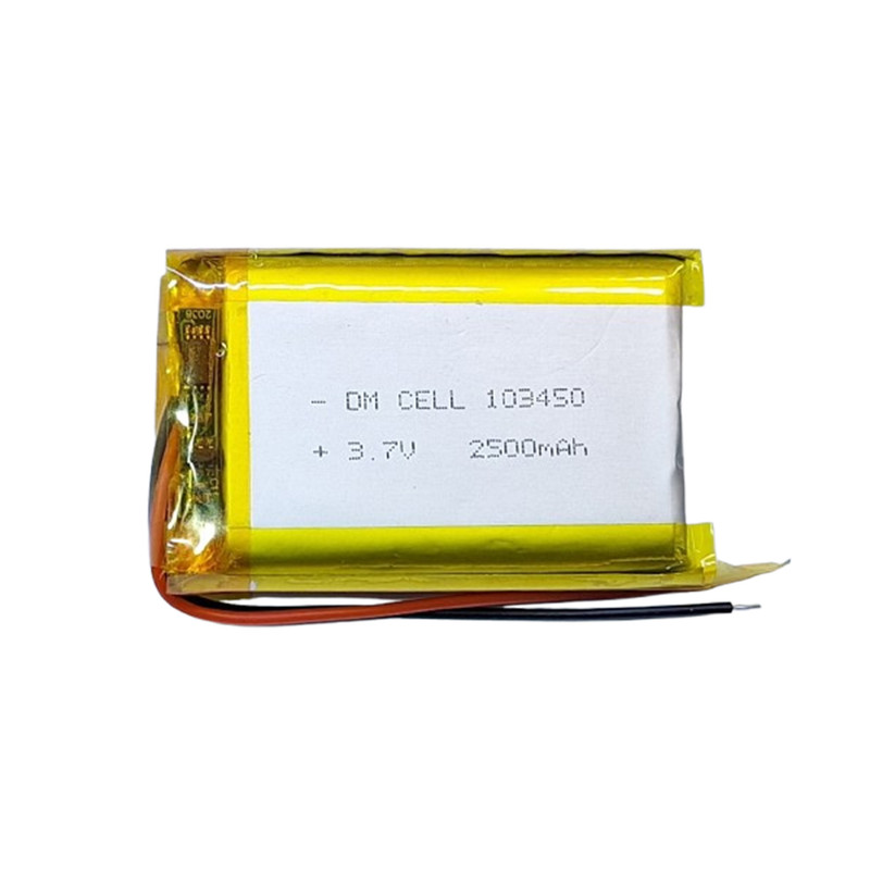 باتری لیتیومی قابل شارژ دی ام سل مدل DM-103450 ظرفیت 2500 میلی آمپر ساعت