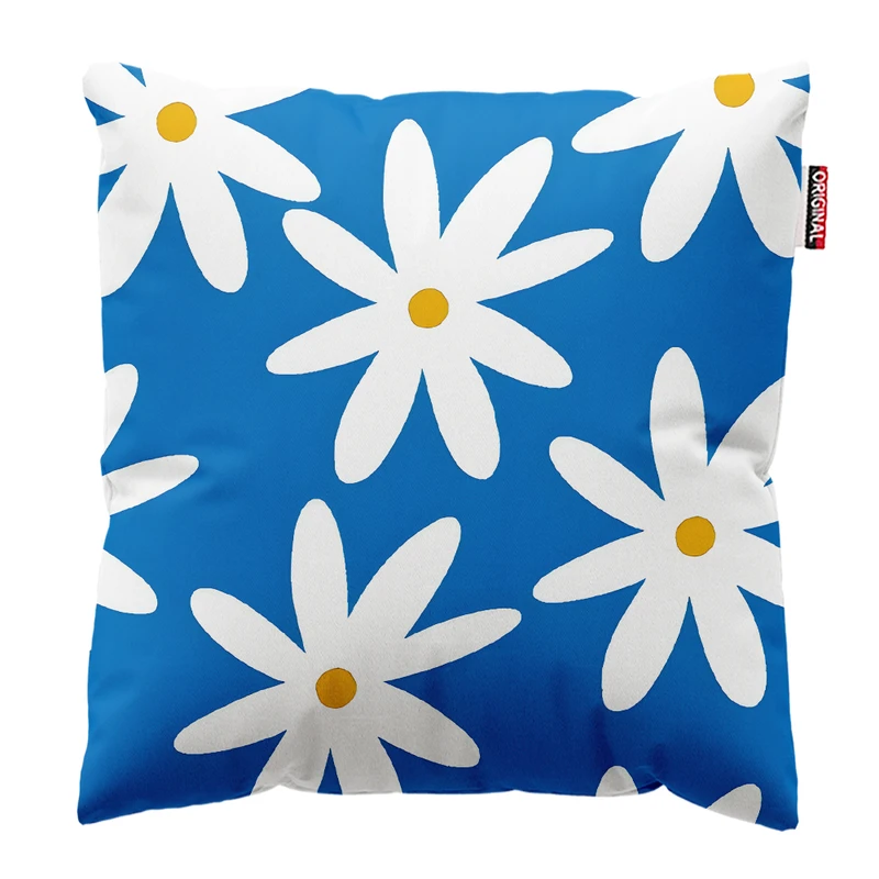 کوسن پاد آفرین مدل گل و برگ کد PK403058 سایز 40*40 سانتی متر