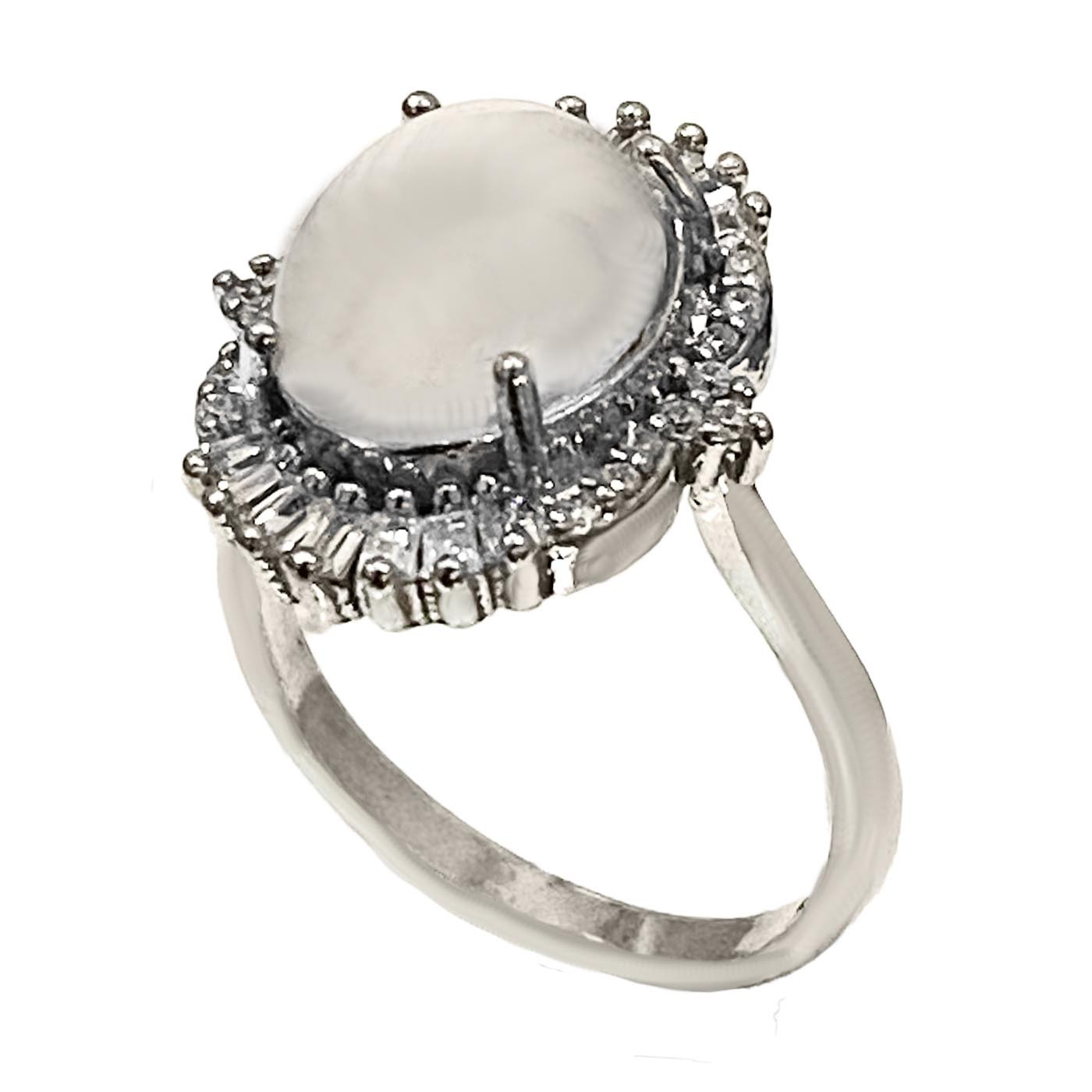 انگشتر نقره زنانه مدل عقیق DW7020