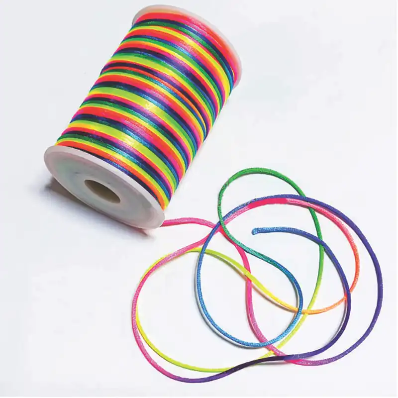 نخ ماکارونی طرح هفت رنگ MAHAF طول 20 متر