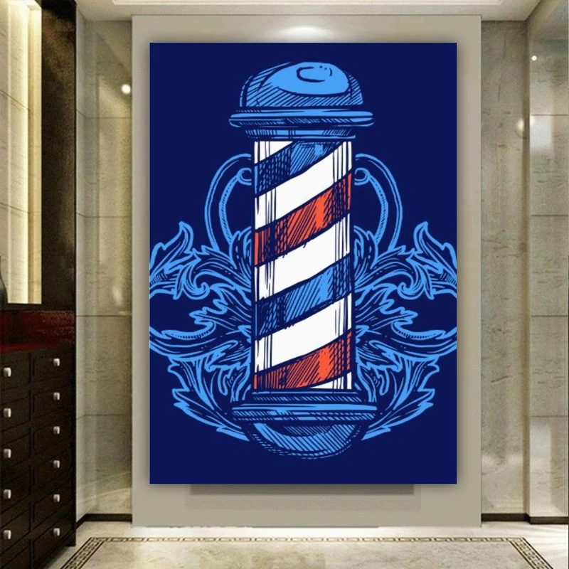 پوستر طرح آرایشگاه مردانه مدل کلاسیک کد BR234