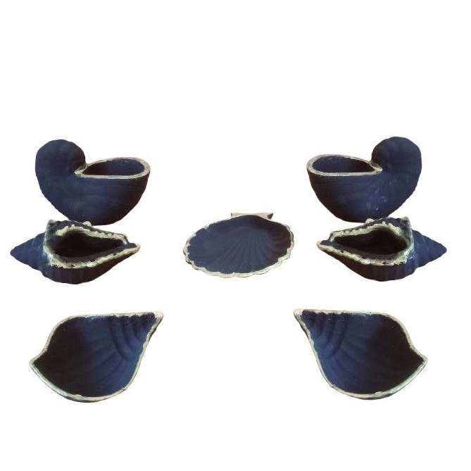 ظروف هفت سین طرح صدف مختلف مدل گلدن لاین مجموعه 7 عددی ظروف هفت سین طرح صدف مختلف مدل گلدن لاین مجموعه 7 عددی