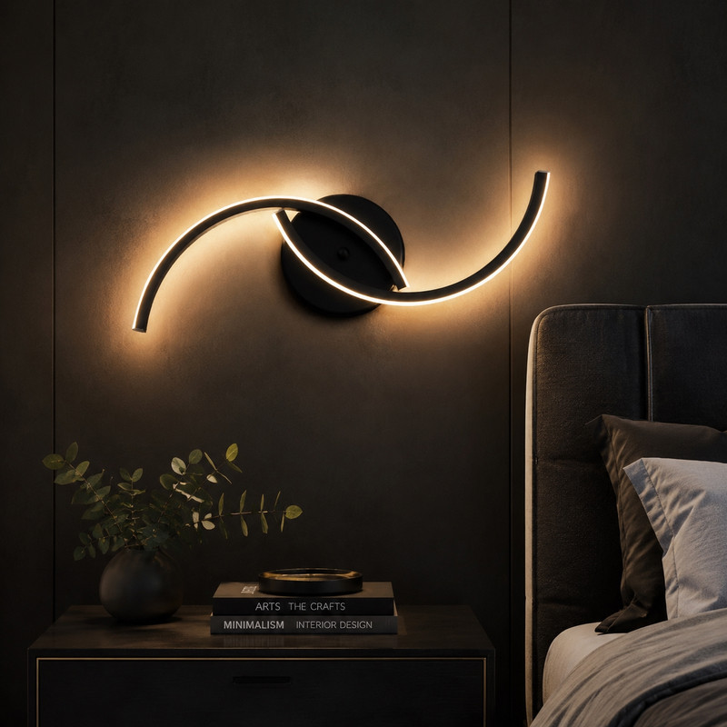 دیوارکوب 2 شعله نور از ما رشکان مدل FR.FER