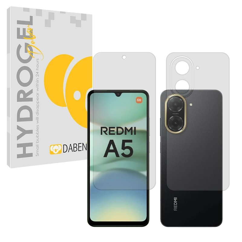 محافظ صفحه نمایش مات دبن مدل Tough مناسب برای گوشی موبایل شیائومی Redmi A5 4G به همراه محافظ پشت گوشی