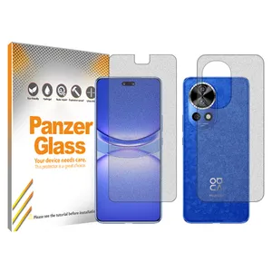 Panzer Glass Resistant model matte screen protector suitable for Huawei Nova 12 Pro mobile phone along with the back protector