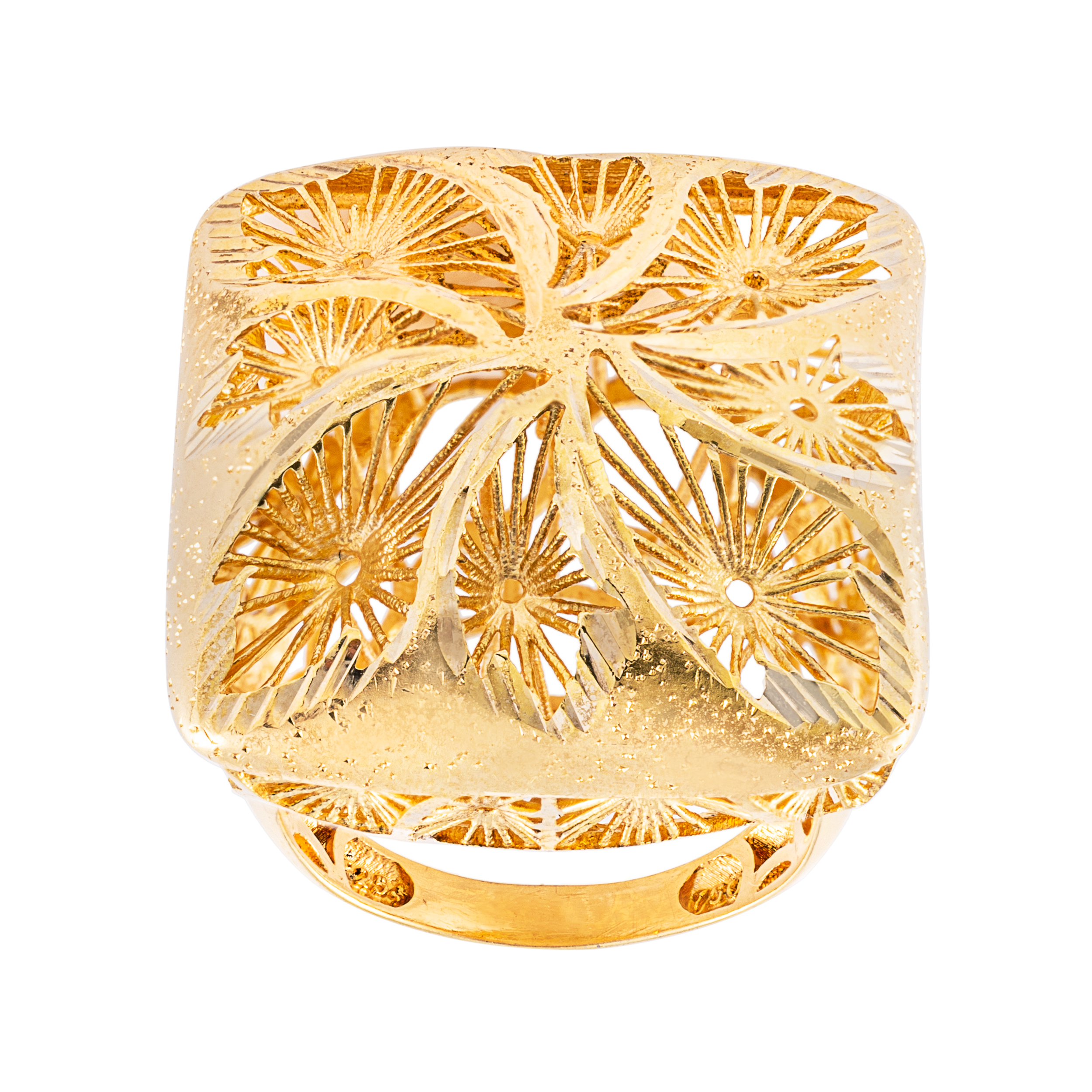 انگشتر طلا 18 عیار زنانه جواهری سون مدل 2744