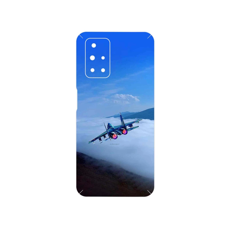 برچسب پوششی ماهوت مدل Fighter plane Su27 مناسب برای گوشی موبایل شیائومی Redmi 10 Prime