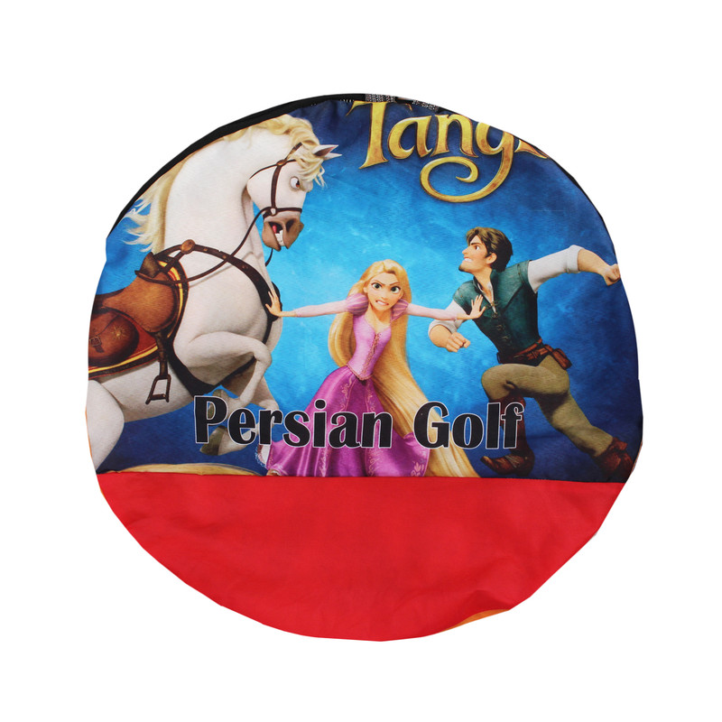 چادر بازی کودک مدل گیسوکمند کد NGVN-GR