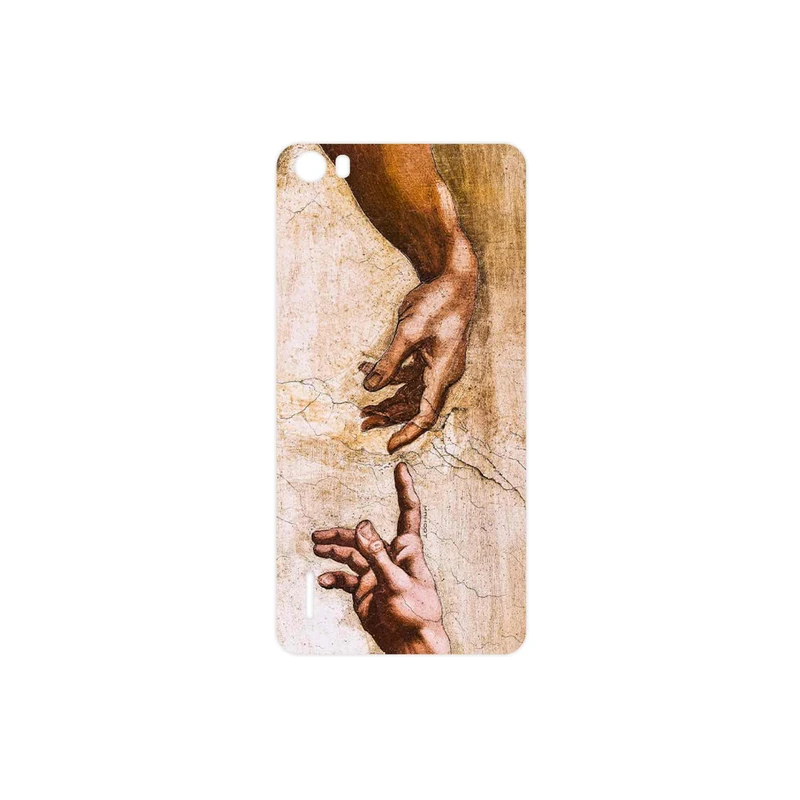 برچسب پوششی ماهوت مدل The Creation of Adam of MichelAnge مناسب برای گوشی موبایل آنر 6