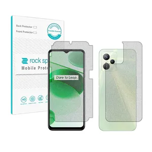 Rockspace HyMTT Matte screen protector suitable for Realme C35 mobile phone along with the back protector