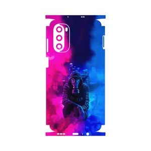 MAHOOT Smoke Rainbow Digital Art 2-FullSkin Cover Sticker for Motorola Moto G52