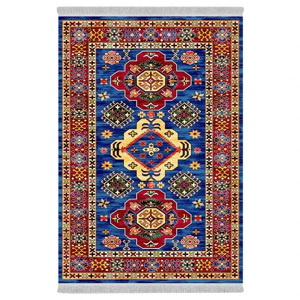 فرش پارچه‌ای دفه مدل فرشینه طرح مدرن کد 523