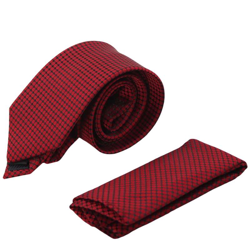 ست کراوات و دستمال جیب مردانه مدل PJ-109440