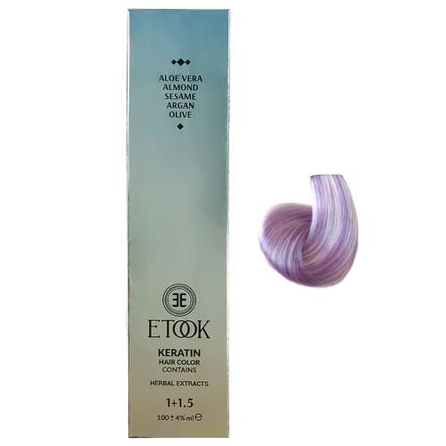 رنگ مو ایتوک سری هایلایت شماره 12.52 حجم 100 میلی لیتر رنگ یاسی